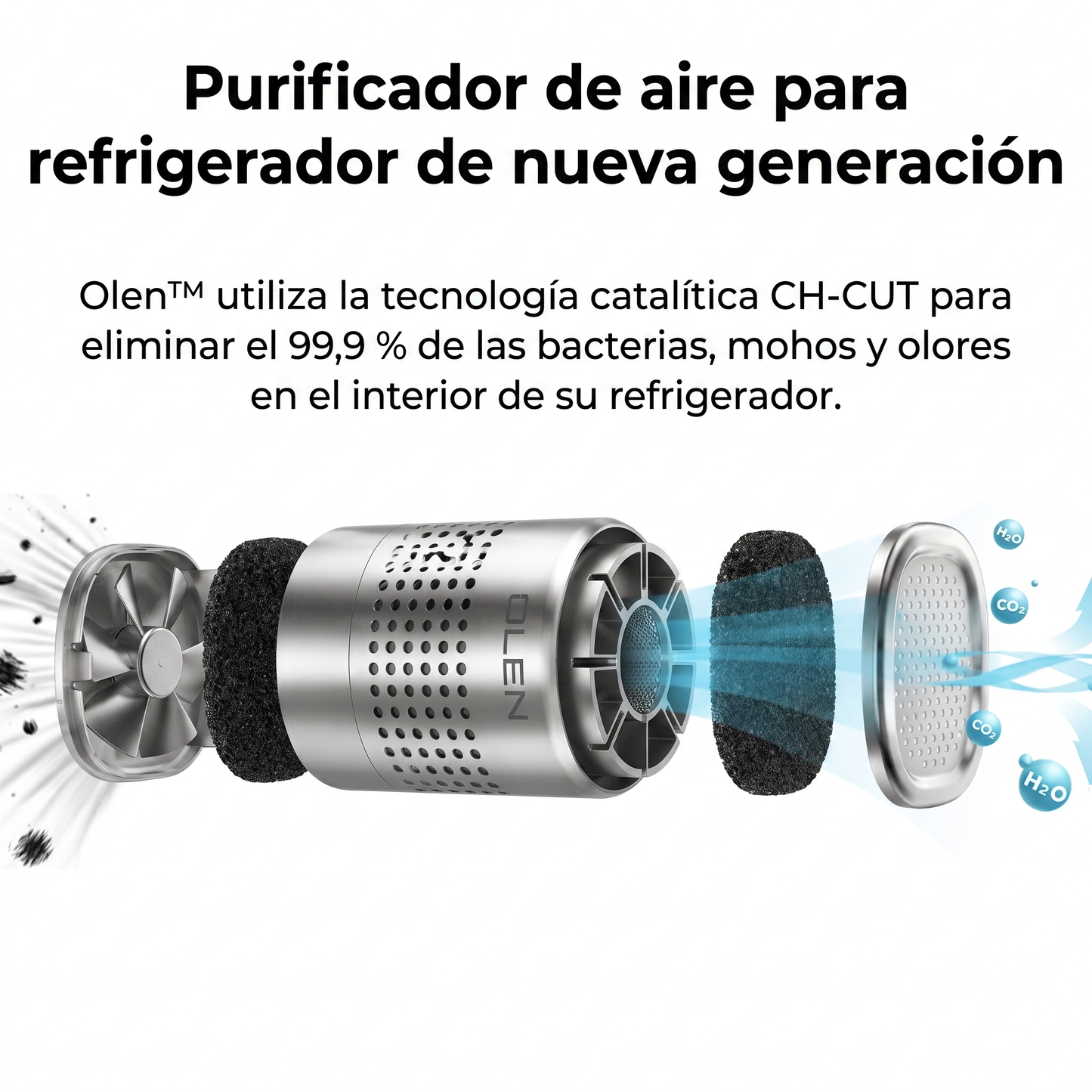 OLEN™ Purificador para frigorífico